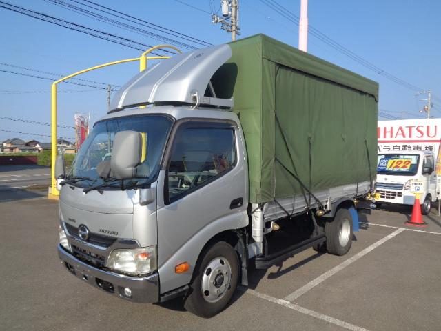 デュトロ　３ｔ　カーテン式幌車