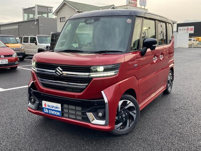 スペーシア　カスタム　カスタム　ＨＹＢＲＩＤ　ＸＳ　止まない雨