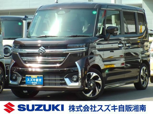 スペーシア　カスタム　ＨＹＢＲＩＤ　ＸＳ　電動パーキング　ＬＥ