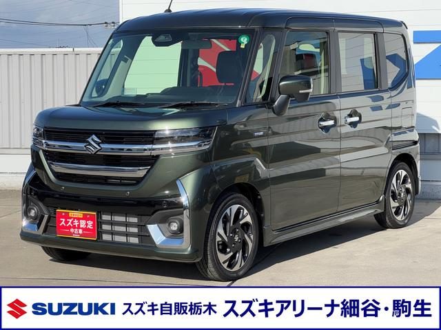スペーシア　カスタム　ＨＹＢＲＩＤ　ＸＳ　電動スライドドア　電