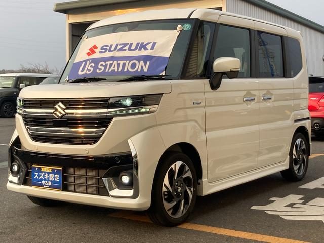 スペーシア　カスタム　ＨＹＢＲＩＤ　ＸＳターボ　ヘッドアップデ