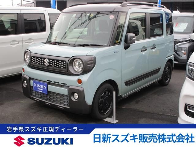 スペーシア　ギア　４ＷＤ　ＨＹＢＲＩＤ　ＸＺ　４ＷＤ　ナビ　衝突被