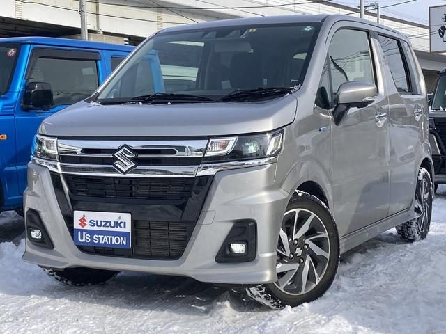 ワゴンＲ　カスタムＺ　４ＷＤ　ハイブリッドＺＴ　４ＷＤ　☆コネクト対応