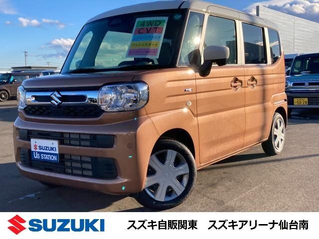 スペーシア　４ＷＤ　ＨＹＢＲＩＤ　Ｘ　４ＷＤ　ＬＥＤ　後席両