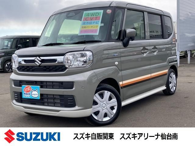 スペーシア　４ＷＤ　ＨＹＢＲＩＤ　Ｘ　４ＷＤ　全方位モニター