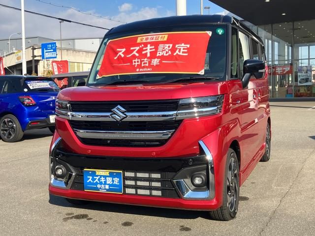 スペーシア　カスタム　カスタム　ＨＹＢＲＩＤ　ＸＳ　被害軽減ブ
