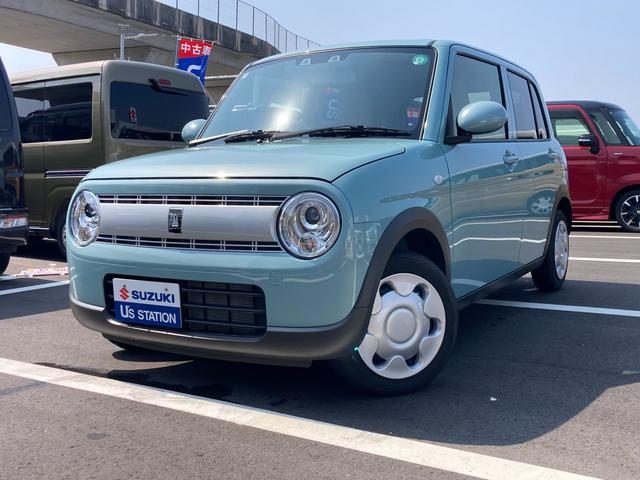 アルト　ラパン　Ｌ　試乗車アップ　オートライト　プッシュ