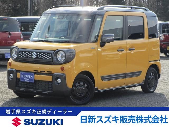 スペーシア　ギア　４ＷＤ　ＨＹＢＲＩＤ　ＸＺ　４ＷＤ　ナビ　全方位