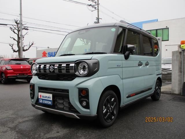 スペーシア　ギア　ＨＹＢＲＩＤ　ＸＺターボ　試乗車　電動ス