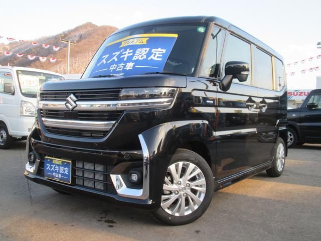スペーシア　カスタム　カスタム　ＨＹＢＲＩＤ　ＧＳ　２ＷＤ　オ