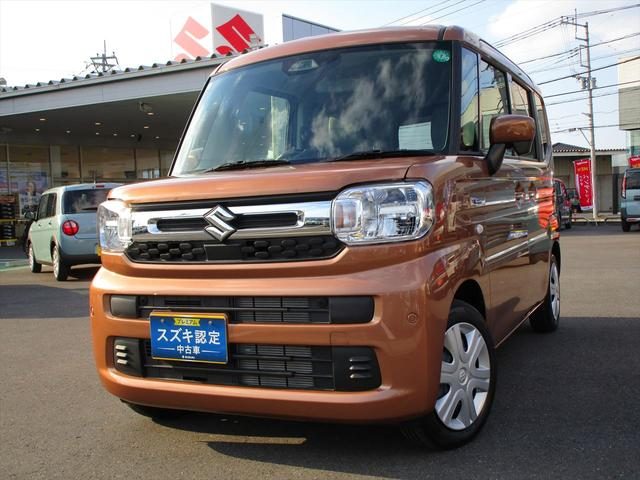 スペーシア　ＨＹＢＲＩＤ　Ｘ　後席電動スライドドア　