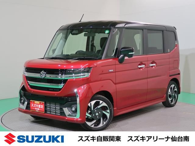 スペーシア　カスタム　４ＷＤ　ＨＹＢＲＩＤ　ＸＳターボ　４ＷＤ　後席両