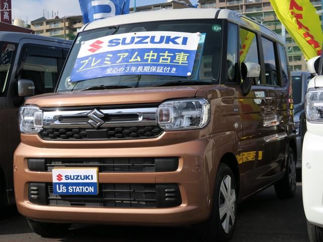 スペーシア　ＨＹＢＲＩＤ　Ｘ　電動スライドドア　シー
