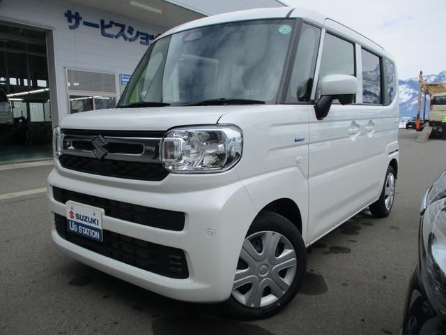 スペーシア　４ＷＤ　ＨＹＢＲＩＤ　Ｘ　４ＷＤ前後被害軽減ブレ