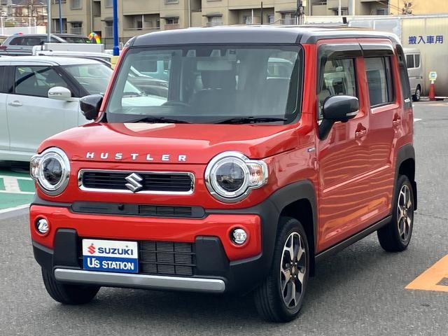 ハスラー　ＨＹＢＲＩＤ　Ｘ　被害軽減ブレーキ　全方