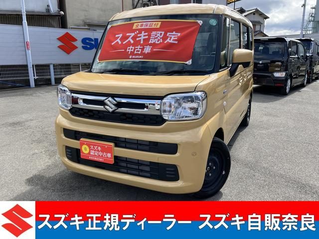 スペーシア　ＨＹＢＲＩＤ　Ｘ　元試乗車　前後衝突被害