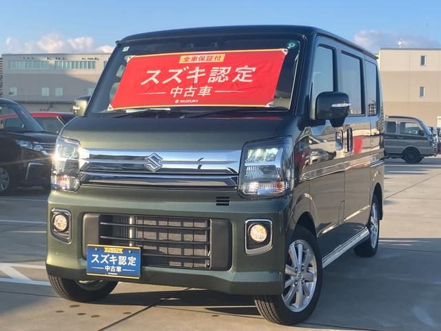 エブリイワゴン　ＰＺターボ　標準ルーフ　６型　バックカメ