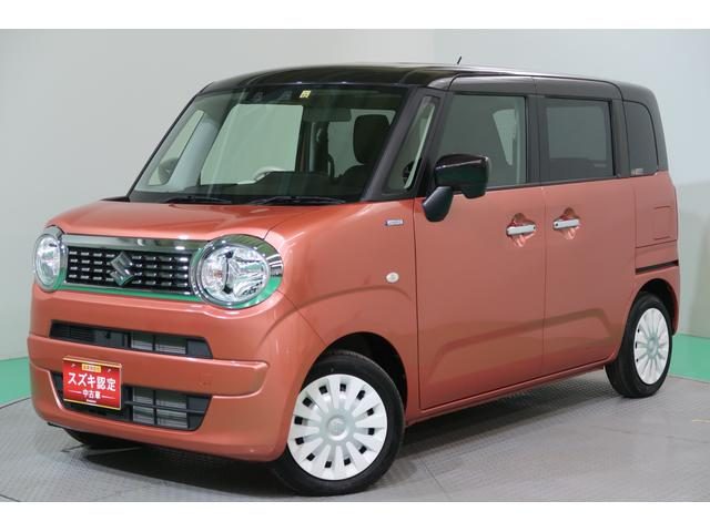 ワゴンＲ　スマイル　ＨＹＢＲＩＤ　Ｓ　全方位カメラ付ナビ　梅