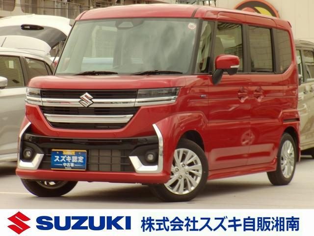 スペーシア　カスタム　ＨＹＢＲＩＤ　ＧＳ　左側電動スライドドア