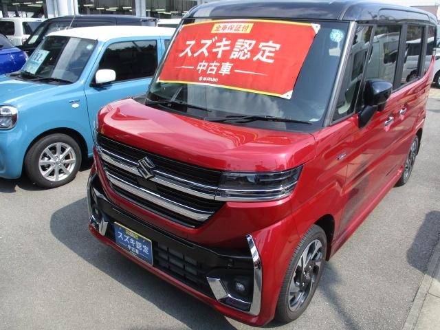 スペーシア　カスタム　４ＷＤ　カスタム　ＨＹＢＲＩＤ　ＸＳ　被害軽減ブ