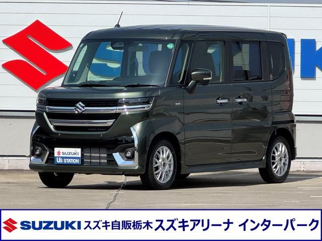 スペーシア　カスタム　ＨＹＢＲＩＤ　ＸＳ　衝突被害軽減Ｂ　電動