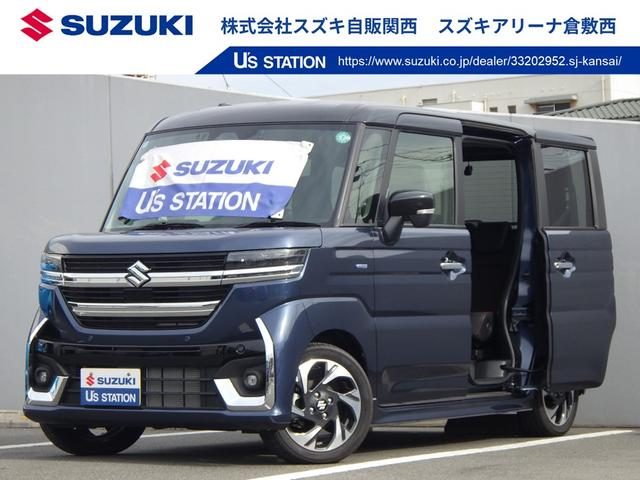 スペーシア　カスタム　カスタム　ＨＹＢＲＩＤ　ＸＳターボ　ナビ