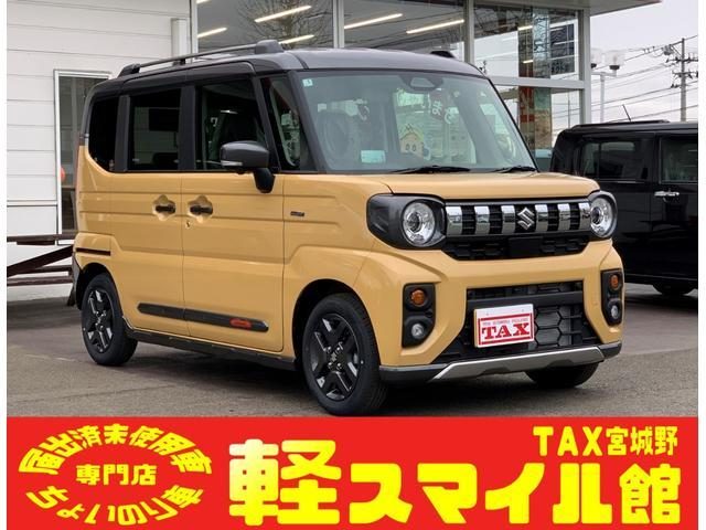 スペーシア　ギア　ハイブリッドＸＺ　純正９インチ全方位モニ