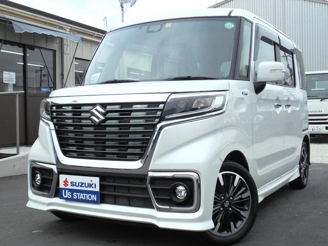 スペーシア　カスタム　ＨＹＢＲＩＤ　ＸＳ　両側電動スライドドア