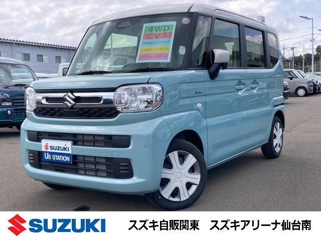 スペーシア　４ＷＤ　ＨＹＢＲＩＤ　Ｘ　４ＷＤ　ＬＥＤ　後席両