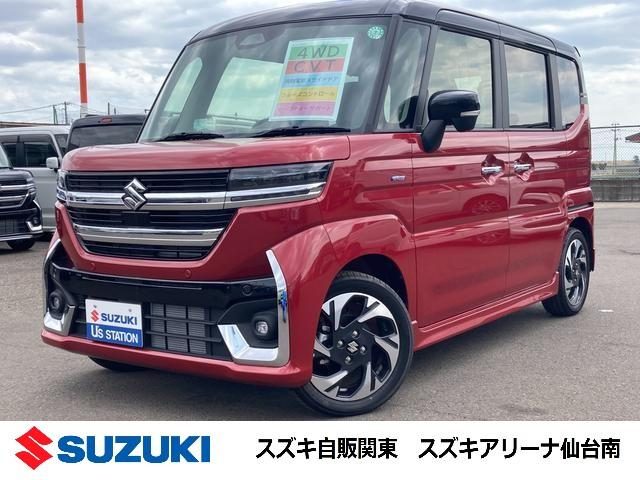 スペーシア　カスタム　４ＷＤ　ＨＹＢＲＩＤ　ＸＳターボ　４ＷＤ　後席両