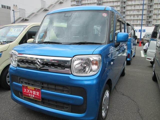 スペーシア　ＨＹＢＲＩＤ　Ｘ　衝突被害軽減ブレーキ後