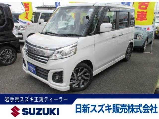スペーシア　カスタム　ＸＳターボ　２ＷＤ　フルセグナビ　バック