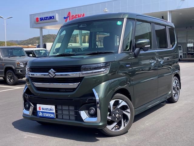 スペーシア　カスタム　ＨＹＢＲＩＤ　ＸＳ　試乗車アップ　全方位