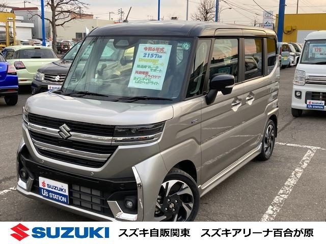 スペーシア　カスタム　４ＷＤ　ＨＹＢＲＩＤ　ＸＳターボ　４ＷＤ　ナビ装