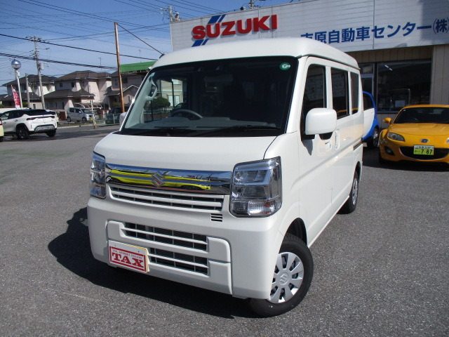 エブリイバン　４ＷＤ　ターボ　ＣＶＴ　４ＷＤ　届出済未使用車　