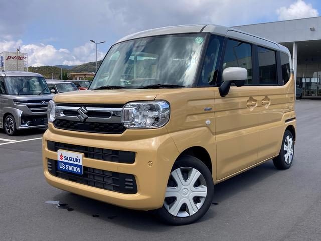 スペーシア　ＨＹＢＲＩＤ　Ｘ　試乗車アップ　両側電動