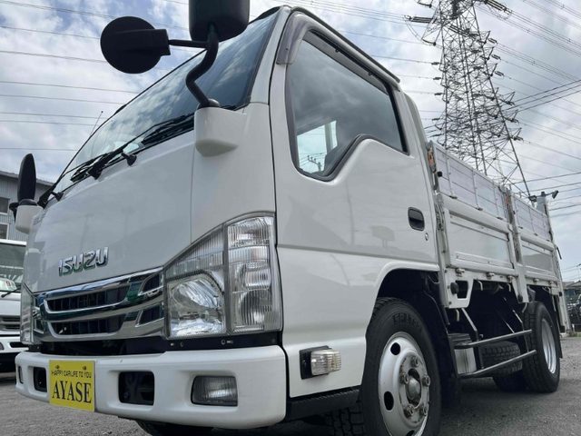 エルフ　２．９５ｔ積み平ボディー　ガス屋仕様車