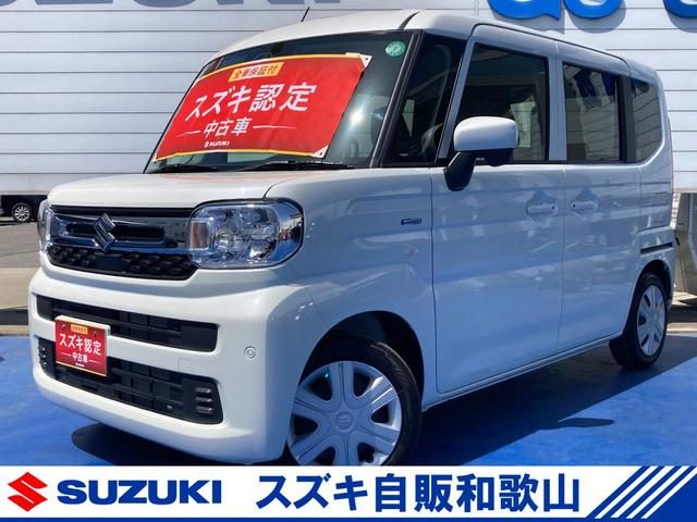 スペーシア　ＨＹＢＲＩＤ　Ｘ　　デモカー使用車　電動