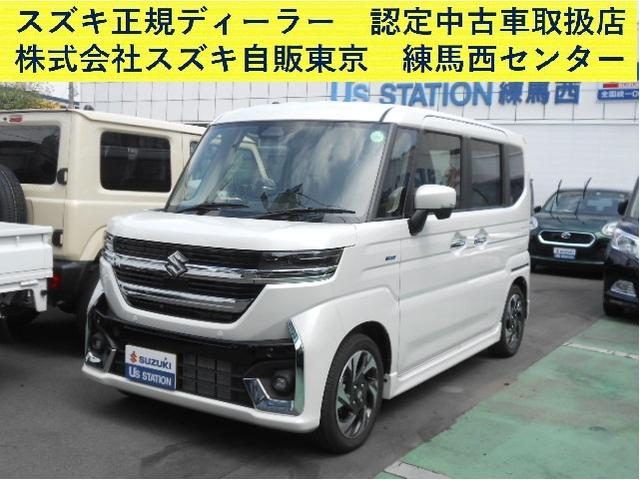 スペーシア　カスタム　ＨＹＢＲＩＤ　ＸＳ　ＣＶＴ　衝突軽減ブレ
