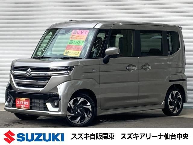 スペーシア　カスタム　ＨＹＢＲＩＤ　ＸＳ　後席両側電動スライド