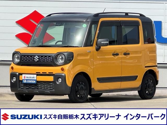 スペーシア　ギア　ＨＹＢＲＩＤ　ＸＺ　純正ナビ　衝突被害軽