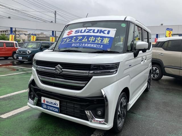 スペーシア　カスタム　カスタム　ＨＹＢＲＩＤ　ＸＳターボ　ナビ