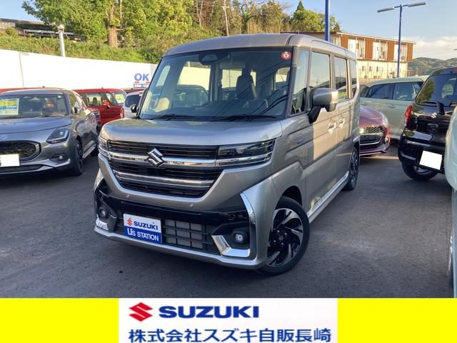 スペーシア　カスタム　カスタム　ＨＹＢＲＩＤ　ＸＳ　ナビ　全方