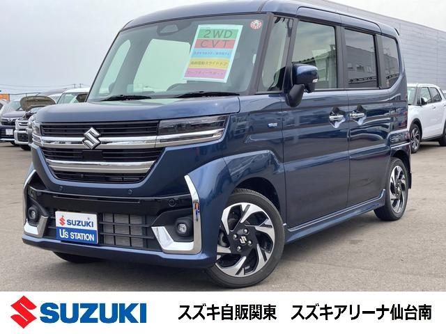 スペーシア　カスタム　カスタム　ＨＹＢＲＩＤ　ＸＳ　全方位モニ