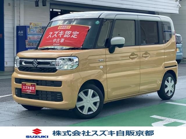 スペーシア　ＨＹＢＲＩＤ　Ｘ　純正ナビ　全方位モニタ
