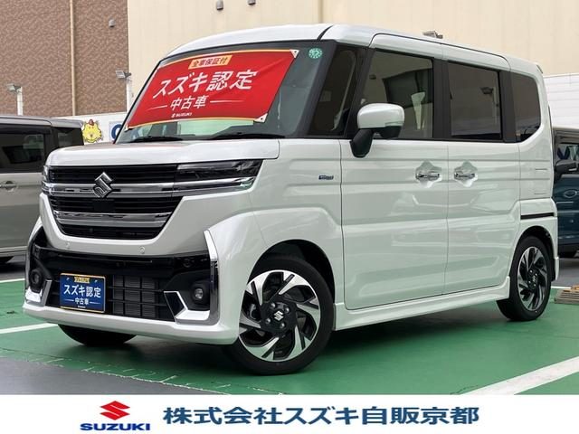 スペーシア　カスタム　カスタム　ＨＹＢＲＩＤ　ＸＳ　純正ナビ　