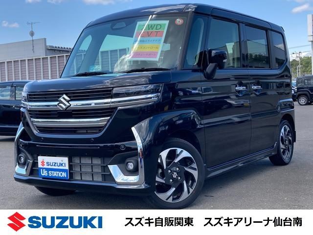 スペーシア　カスタム　ＨＹＢＲＩＤ　ＸＳ　後席両側電動スライド