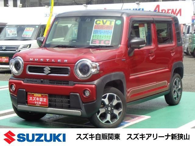 ハスラー　ＨＹＢＲＩＤ　Ｘ　全方位モニター付きナビ