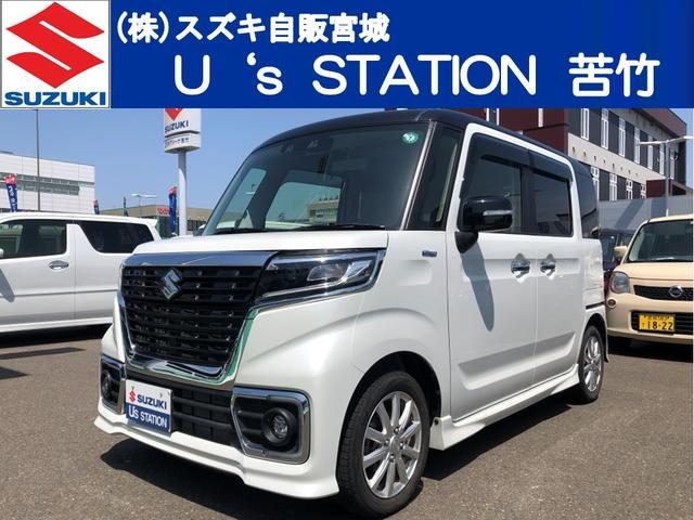 スペーシア　カスタム　ＨＹＢＲＩＤ　ＸＳ　２型　スマホ連携ディ