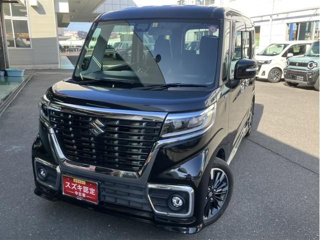 スペーシア　カスタム　カスタム　ＨＹＢＲＩＤ　ＸＳターボ純正ナ